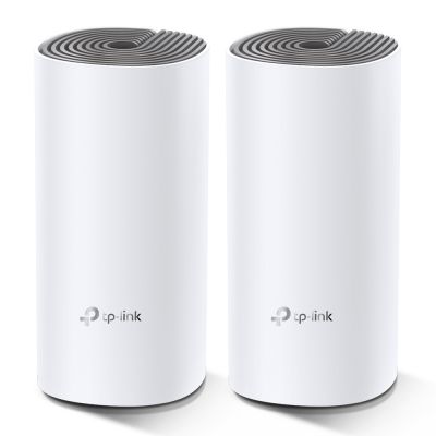 C1200 Whole Home Mesh Wi-Fi System | Deco E4 (2-pack) | 802.11ac | 867+300 Mbit/s | 10/100 Mbit/s | Ethernet LAN (RJ-45) ports 2 | Mesh Support Yes | MU-MiMO Yes | No mobile broadband | Antenna type