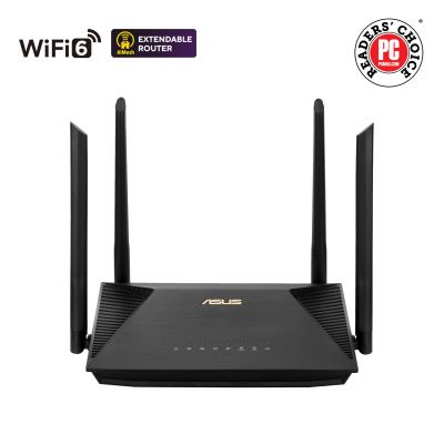 Asus Wireless AX1800 Dual Band Gigabit Router  RT-AX53U 1201+600 Mbit/s Ethernet LAN (RJ-45) ports 4 Mesh Support No MU-MiMO Yes No mobile broadband Antenna type  External antenna x 4