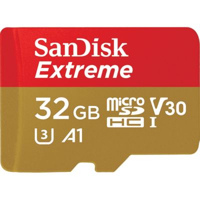 Mälukaart Sandisk microSD Extreme Action Camera 32GB 100MB/s A1/Class 10 /V30/UHS-I/U3