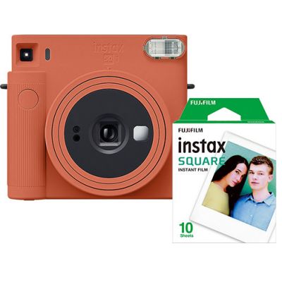 Fujifilm Instax Square SQ1, terracotta orange + film