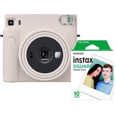 Fujifilm Instax Square SQ1, chalk white + film