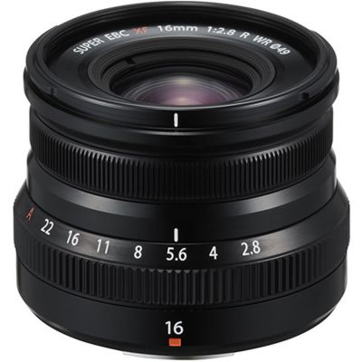 Fujifilm Fujinon XF 16mm f/2.8 R WR objektiiv, must