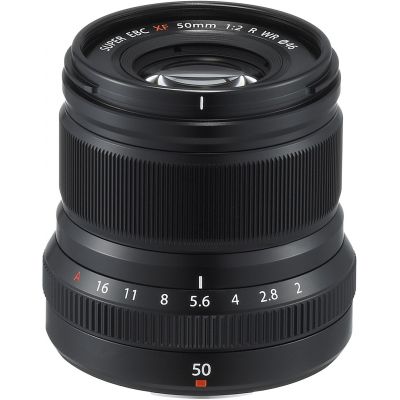 Fujifilm Fujinon XF 50mm f/2 R WR objektiiv, must