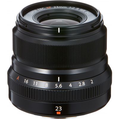 Fujinon XF 23mm f/2.0 R WR objektiiv, must