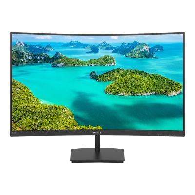 Philips | Curved LCD Monitor | 241E1SCA/00 | 24 " | VA | FHD | 16:9 | 75 Hz | 5 ms | 1920 x 1080 pixels | 250 cd/m | HDMI ports quantity 1 | Black
