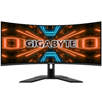 Gigabyte Gaming Monitor G34WQC A 34 " VA QHD 3440 x 1440 pixels 21:9 1 ms 350 cd/m Black HDMI ports quantity 2 144 Hz