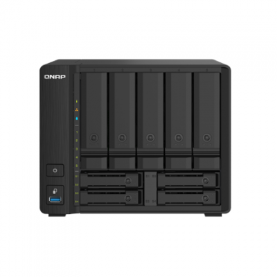 QNAP | 9-Bay QTS NAS | TS-932PX-4G | Up to 9 HDD/SSD Hot-Swap | AnnapurnaLabs Alpine | AL324 ARM Cortex-A57 Quad-Core | Processor frequency 1.7 GHz | 4 GB | DDR4