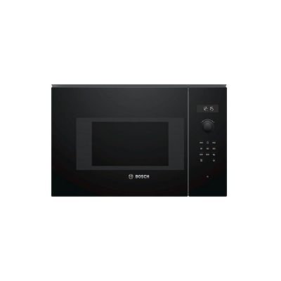 BOSCH Built-In Microwave BFL524MB0, 800W, 20L, black