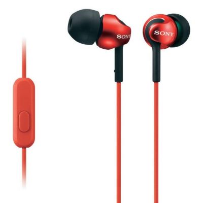 Kõrvasisesed kõrvaklapid Sony MDREX110APR.CE7, punane