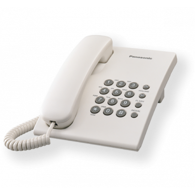 Panasonic | Corded | KX-TS500FX | White | 150 x 200 x 96 mm | 475 g