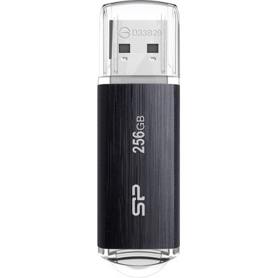Silicon Power mälupulk 256GB Blaze B02 USB 3.2, must