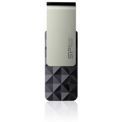 Silicon Power mälupulk 32GB Blaze B30 USB 3.0, must