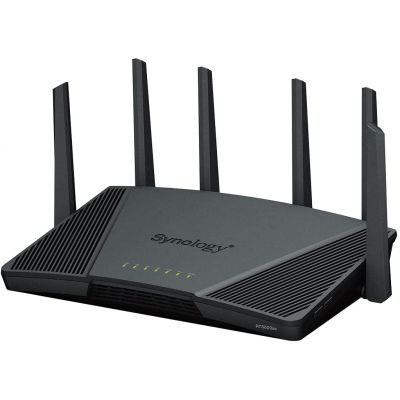 Synology RT6600ax Ultra-fast and Secure Wireless Router for Homes | Ultra-fast and Secure Wireless Router for Homes | RT6600ax | 802.11ax | 4800  Mbit/s | Mbit/s | Ethernet LAN (RJ-45) ports 5 | Mesh