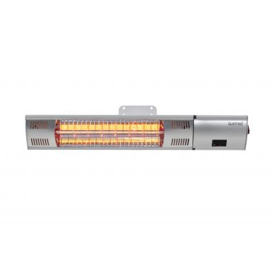 SUNRED | Heater | RD-SILVER-2000W, Ultra Wall | Infrared | 2000 W | Number of power levels | Suitable for rooms up to  m | Silver | IP54