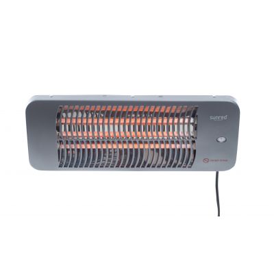SUNRED | Heater | LUG-2000W, Lugo Quartz Wall | Infrared | 2000 W | Number of power levels | Suitable for rooms up to  m | Grey | IP24