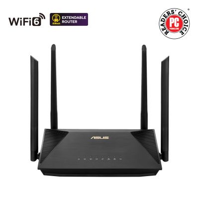 Wi-Fi 6 Wireless Dual Band Gigabit Router | RT-AX1800U | 802.11ax | Mbit/s | Mbit/s | Ethernet LAN (RJ-45) ports 3 | Mesh Support No | MU-MiMO Yes | No mobile broadband | Antenna type External | 1xUS