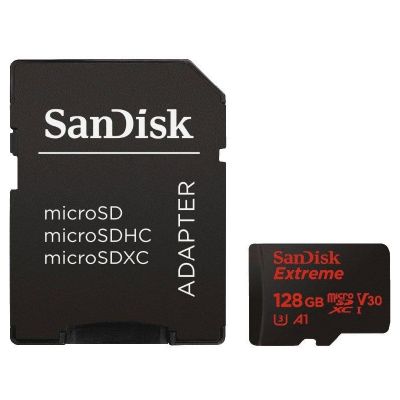 Mälukaart Sandisk microSD Extreme 128GB 190/90MB/s A2/Class 10 /V30/UHS-I/U3