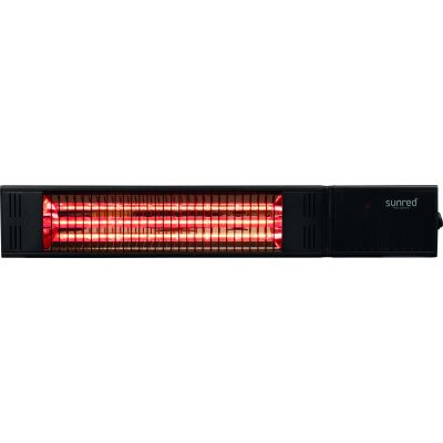 SUNRED | Heater | RDS-15W-B, Fortuna Wall | Infrared | 1500 W | Number of power levels | Suitable for rooms up to  m | Black | IP55