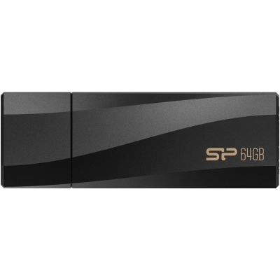 Silicon Power mälupulk 64GB Blaze B07 USB 3.2, must