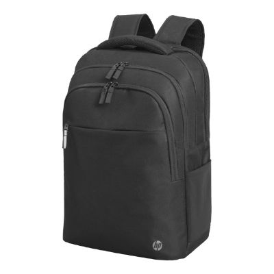 HP Business 17.3 Backpack, RFID & Bluetooth tracker Pocket, Cable pass-through, Sanitizable  Black
