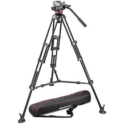 Manfrotto statiivikomplekt 546BK-1 + MVH502A Pro Video
