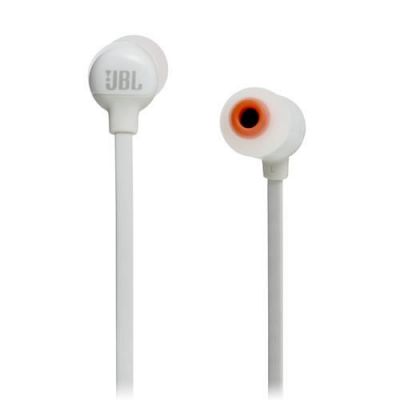 Juhtmevabad kõrvasisesed kõrvaklapid JBL T110BT,  valge