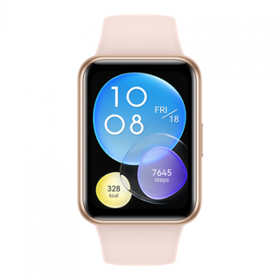 Huawei Watch Fit 2 Active Edition Smart watch GPS (satellite) AMOLED Touchscreen 1.74 Waterproof Bluetooth Sakura Pink
