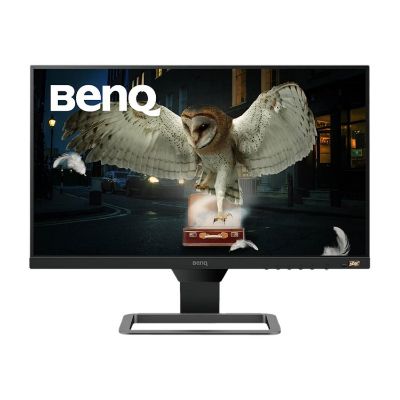 BenQ EW2480 - LED monitor - 23.8" - 1920 x 1080 Full HD (1080p) @ 60 Hz - IPS - 250 cd / m - 1000:1 - 5 ms - HDMI - speakers - black, metallic grey