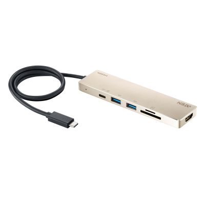 Aten UH3239 USB-C Multiport Mini Dock with Power Pass-Through | Aten | USB-C Multiport Mini Dock with Power Pass-Through | UH3239 | Dock | Ethernet LAN (RJ-45) ports | VGA (D-Sub) ports quantity | Di