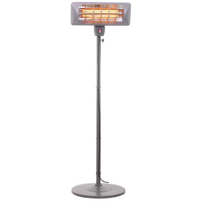 Camry | Standing Heater | CR 7737 | Patio heater | 2000 W | Number of power levels 2 | Suitable for rooms up to 14 m | Grey | IP24