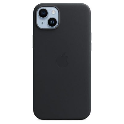 iPhone 14 Plus Leather Case with MagSafe - Midnight