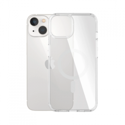 PanzerGlass | HardCase MagSafe Compatible | Back protection | Apple | iPhone 14/13 | 100% Recycled Polyurethane (TPU) | Clear | MagSafe compatible; Military Grade Standard; 100% recycled frame materi