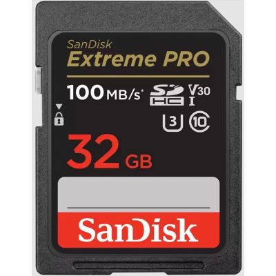 Mälukaart SanDisk SD Extreme Pro 32GB 100/90MB/s, V30, Class 10, UHS-I, U3