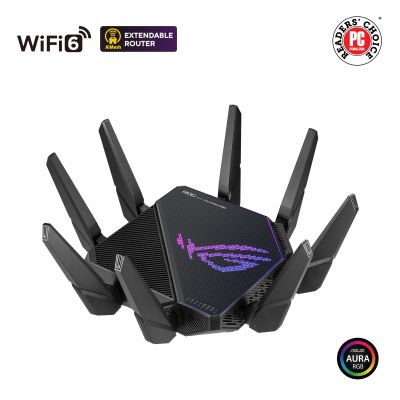 Tri-band Gigabit Wifi-6 Gaming Router | ROG Rapture GT-AX11000 PRO | 802.11ax | 480+1148 Mbit/s | 10/100/1000 Mbit/s | Ethernet LAN (RJ-45) ports 4 | Mesh Support Yes | MU-MiMO Yes | No mobile broadb