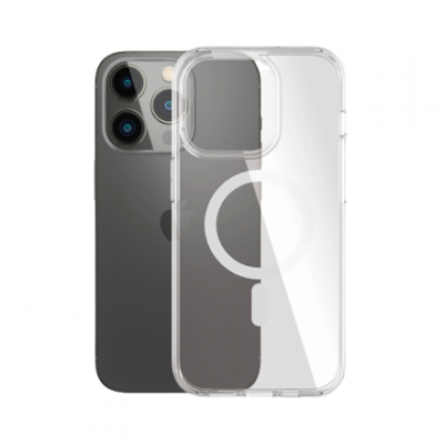 PanzerGlass | HardCase MagSafe Compatible | Back protection | Apple | iPhone 14 Pro | 100% Recycled Polyurethane (TPU) | Transparent | MagSafe compatible; Military Grade Standard; 100% recycled frame