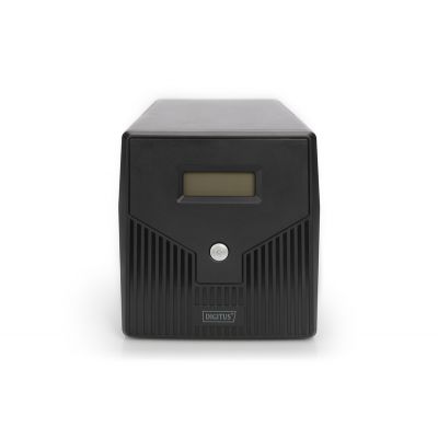 Digitus | Line-Interactive UPS | Line-Interactive UPS DN-170075, 1500VA, 900W, 2x 12V/9Ah battery, 4x CEE 7/7 outlet, 2x RJ45, 1x USB 2.0 type B, 1x RS232, LCD, Simulated Sine Wave, 380x158x198mm, 10