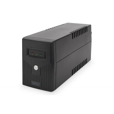 Digitus | Line-Interactive UPS | Line-Interactive UPS DN-170063, 600VA, 360W, 1x 12V/7Ah battery, 2x CEE 7/7 outlet, 2x RJ-11, 1x USB 2.0 type B, LED, Simulated Sine Wave, 298x101x142mm, 4.35kg | 600