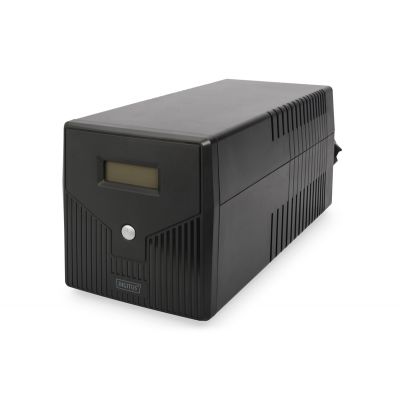 Digitus | Line-Interactive UPS | Line-Interactive UPS DN-170076, 2000VA/1200W 12V/9Ah x2 battery, 4x CEE 7/7, USB, RS232, RJ45,LCD, Simulated sine wave, 198 x 158 x 380 mm, Weight: 10.5 kg | 2000 VA