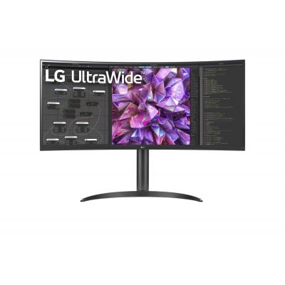 LG Curved Monitor 34WQ75C-B 34 " IPS QHD 21:9 5 ms 300 cd/m Black 60 Hz HDMI ports quantity 2