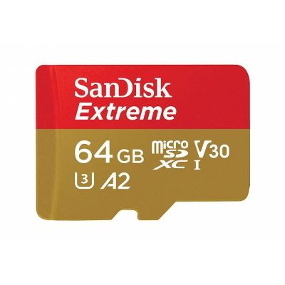 Mälukaart Sandisk microSD Ext 64GB 200/90 MB/s Class10 / V30 / UHS-I / U3