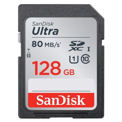 Mälukaart Sandisk SD Ultra 128GB 80MB/s A1/Class 10/UHS-I