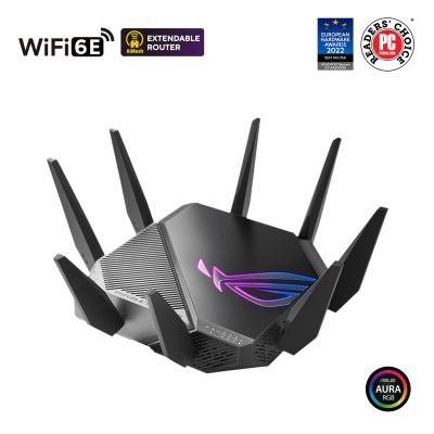 Wi-Fi 6 Tri-Band Gigabit Gaming Router | ROG GT-AXE11000 Rapture | 802.11ax | 1148+4804+4804 Mbit/s | 10/100/1000/2500 Mbit/s | Ethernet LAN (RJ-45) ports 5 | Mesh Support Yes | MU-MiMO Yes | No mobi