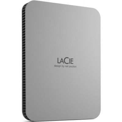 Lacie väline kõvaketas 1TB Mobile Drive USB-C (2022), moon silver