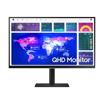 Samsung Monitor LS27A600UUUXEN 27 " IPS QHD 16:9 5 ms 300 cd/m Black 75 Hz HDMI ports quantity 1