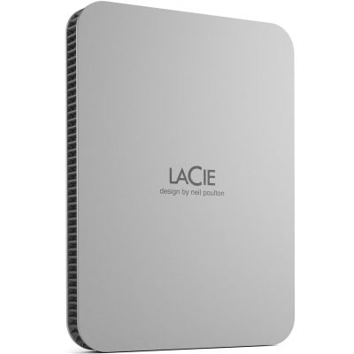 LaCie väline kõvaketas 2TB Mobile Drive USB-C (2022), moon silver