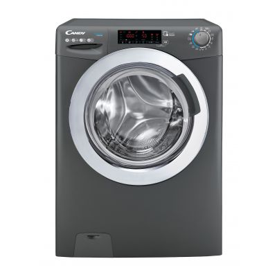 Candy | Washing Machine | CSS169TWMCRE/1-S | Energy efficiency class A | Front loading | Washing capacity 9 kg | 1600 RPM | Depth 53 cm | Width 60 cm | Display | LCD | Steam function | Near Field Com