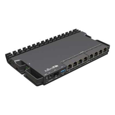 RouterBOARD | RB5009UPr+S+IN | No Wi-Fi | 10/100 Mbps (RJ-45) ports quantity | 10/100/1000 Mbit/s | Ethernet LAN (RJ-45) ports 7 | Mesh Support No | MU-MiMO No | No mobile broadband