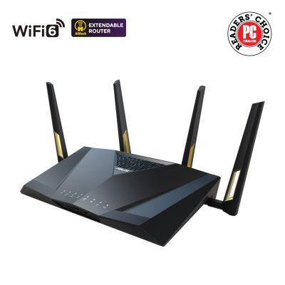 Asus | Wireless Dual Band Gigabit Router, UK | RT-AX88U PRO | 802.11ax | 1148+4804 Mbit/s | 10/100/1000 Mbit/s | Ethernet LAN (RJ-45) ports 4 | Mesh Support Yes | MU-MiMO Yes | 3G/4G data sharing | A