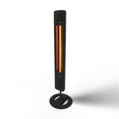 Mill | Outdoor Heater | OH2000ULGPFLOOR | Patio heater | 2000 W | Number of power levels | Suitable for rooms up to  m | Suitable for rooms up to  m | Black | IP65
