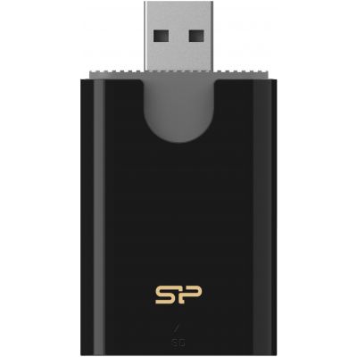 Silicon Power mälukaardilugeja Combo USB 3.2, must